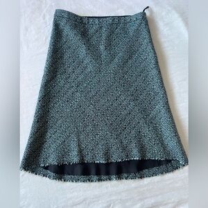 Banana Republic blue tweed skirt
